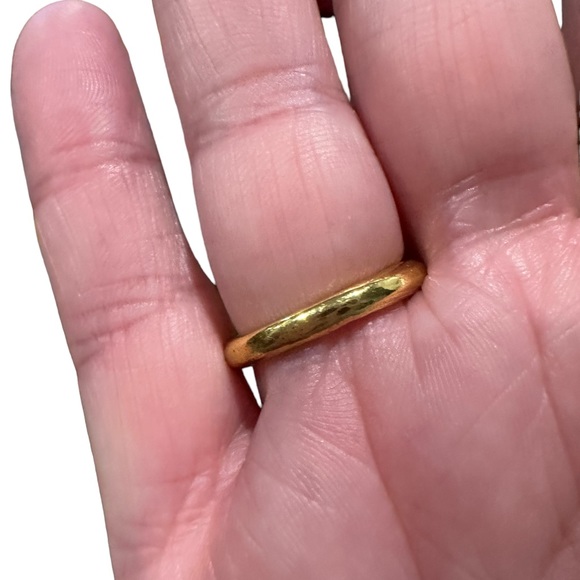 Turquoise Iridescent with Rhinestone Accent Ring - Picture 2 of 5